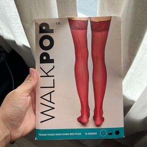 PLUS SIZE RED TIGHTS